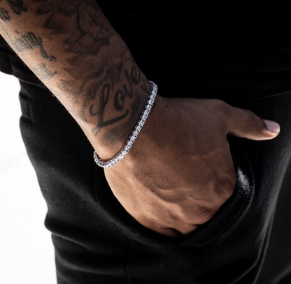 Foriero™ – Diamant-Tennis-Halskette + kostenloses Armband